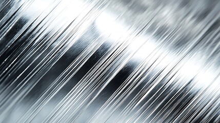 A silver object with a lot of lines and a shiny surface