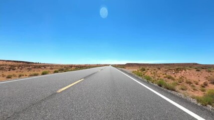 Utah Driving 0123 Mexican Hat Monument Valley