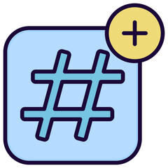 Obraz premium Hashtag Icon
