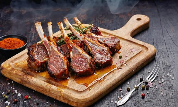 Flavorful Lamb Ribs Infused with Aromatic Spices for a Perfect Bite

