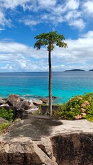 Anse Source d'Argent - The World's best rated beach on La Digue island in the Seychelles, Africa