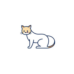 Obraz premium vector illustration of a cat with transparent background PNG and JPEG image