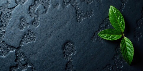 Close-up of elegant dark slate stone background, perfect for culinary and product presentation projects,  surface,  natural