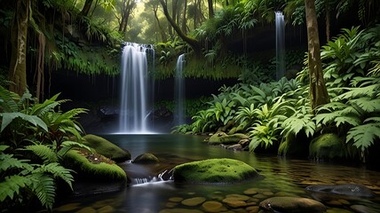 waterfall in the forest