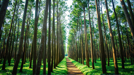Fototapeta premium bamboo forest in thailand