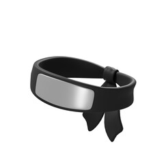 Ninja Headband 3d rendered