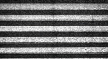 Textured corrugated metal stairs.