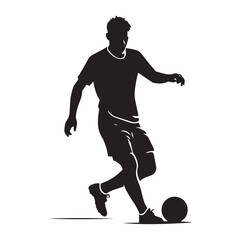 football player silhouette vector