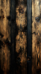 Textured Aged Wooden Planks With Dark Streaks