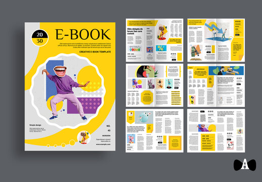 E Book Magazine Template