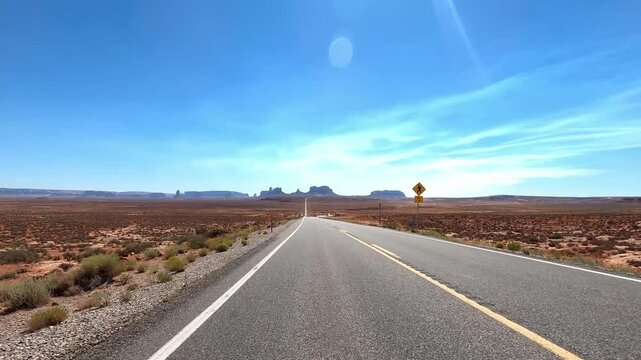 Utah Driving 0174 Monument Valley Forest Gump