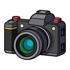 dslr camera vector