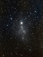 Obraz premium Stunning view of the night sky filled with stars and celestial objects over a clear dark background