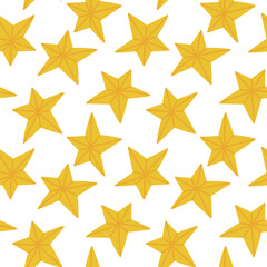 pattern of a flat colored five-pointed star is ideal for creating vibrant and dynamic designs. It can be used for branding, or graphic projects that emphasize modernity and creativity. Seamless