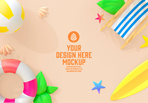 Beach Concept Mockup