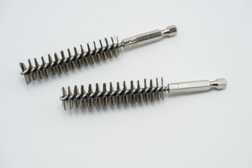 Drill Bit Brush Wire Brush for Cleaning Drill Bits with Hexagonal Handle for Cleaning Stainless Steel Drill Bits