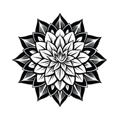 abstract flower design