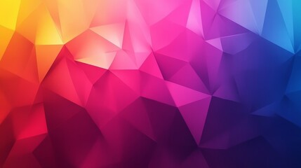 Fototapeta premium Abstract designer background with fractal patterns and vibrant color palette – geometric shapes in bold hues, dynamic polygonal design, and modern aesthetic for digital art, web design, and creative 