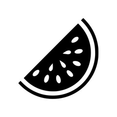 vector illustration of Red watermelon fruit