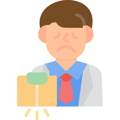 Bankruptcy Icon Vector Element