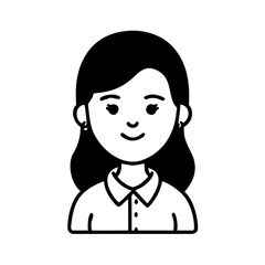 Sales assistant hand drawn illustration