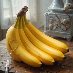 Banana - Naturally sweet and creamy, this fruit is perfect for snacking and is often blended into smoothies or used in baking.