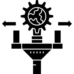 Output Icon Vector Element