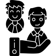 Cooperative Icon Vector Element