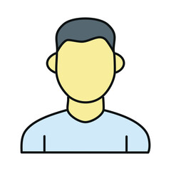 AI-driven humanoid. vector eps