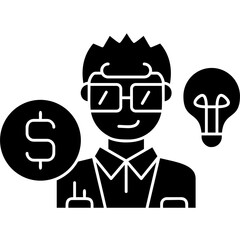Fototapeta premium Business Idea Icon Vector Element