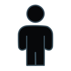 AI-driven humanoid. vector eps