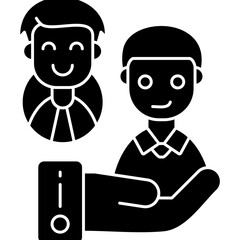 Cooperative Icon Vector Element