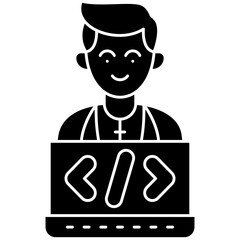 Developer Icon Vector Element