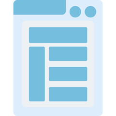 Obraz premium Layout Icon Vector Element