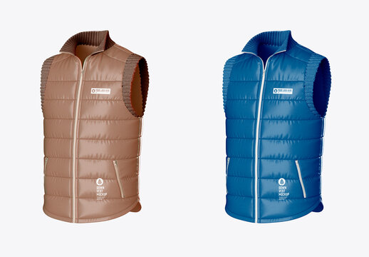 Down Vest Mockup