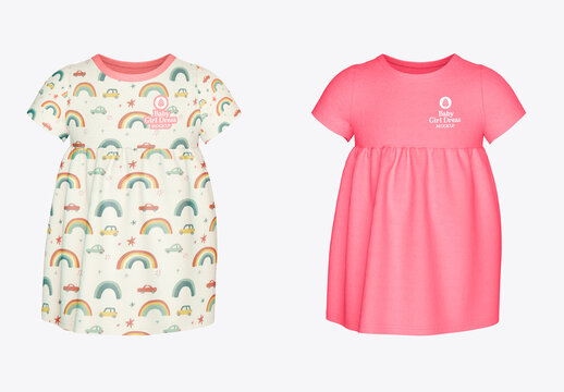 Baby Girl Dress Mockup