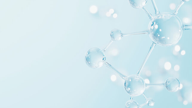 Abstract Molecule Structure, Science and Technology Background