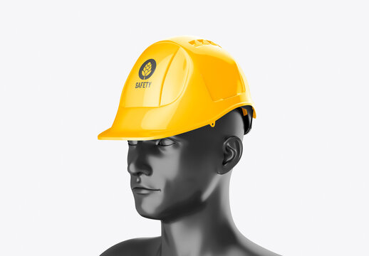 Safety Helmet Mockup