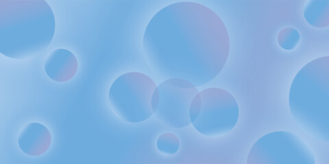 3D Bubble Blue vector abstract background for wallpaper , template , blur gradian , decoration , presentation modern illutration.