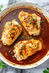 Delicious Baked Chicken Breast in Rich Sauce Recipe
