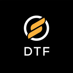 Letter DTF  Logo Icon Design