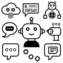 AI Chatbot Icons
