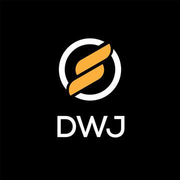 Letter DWJ Logo Icon Design