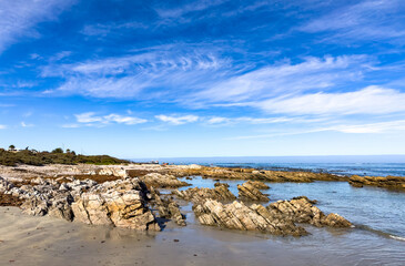 Coastal scenes in Port Nolloth, South Africa