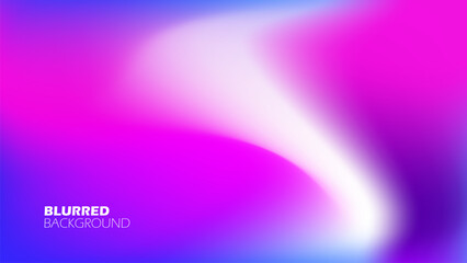 Blurred background. Defocused color gradients. Blue, pink and purple colors. Graphic template for creative design. Vector illustration.