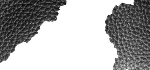 Mixed Leather Texture with Ripped and Torn Pieces for Creative Design