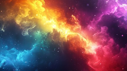 Abstract neon futuristic bright background.