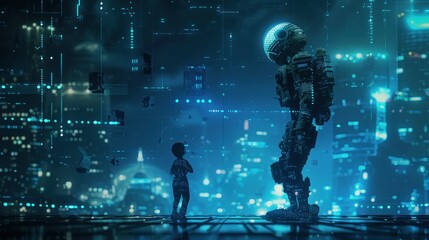 Collaboration of artificial intelligence and machine learning technologies.