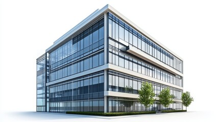 Fototapeta premium Modern Architectural Linear Wireframe 3d Sketch