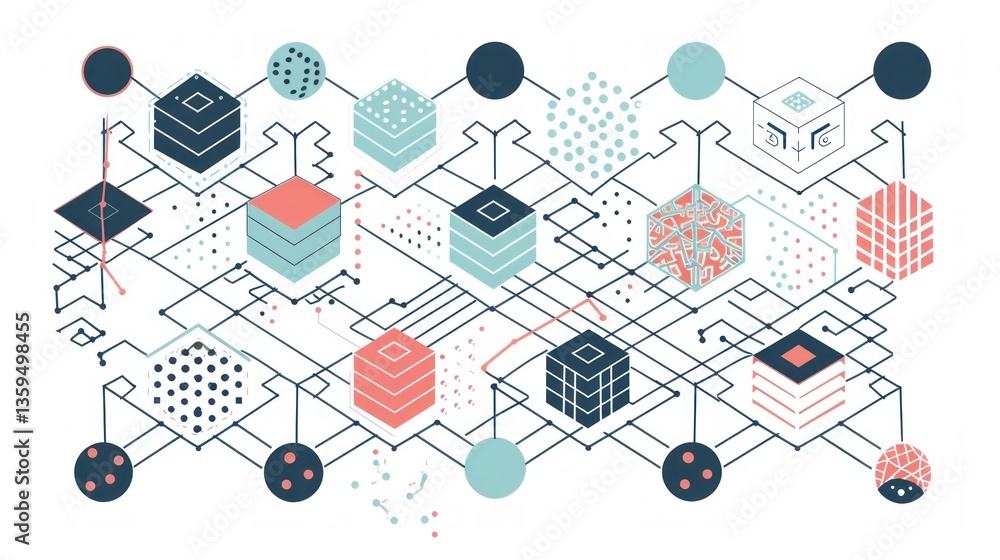 Aufkleber abstract diagram illustrating different machine learning models.